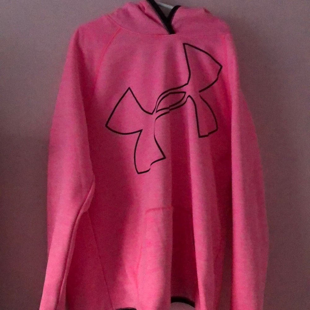 Pink Under Armour Hoodie